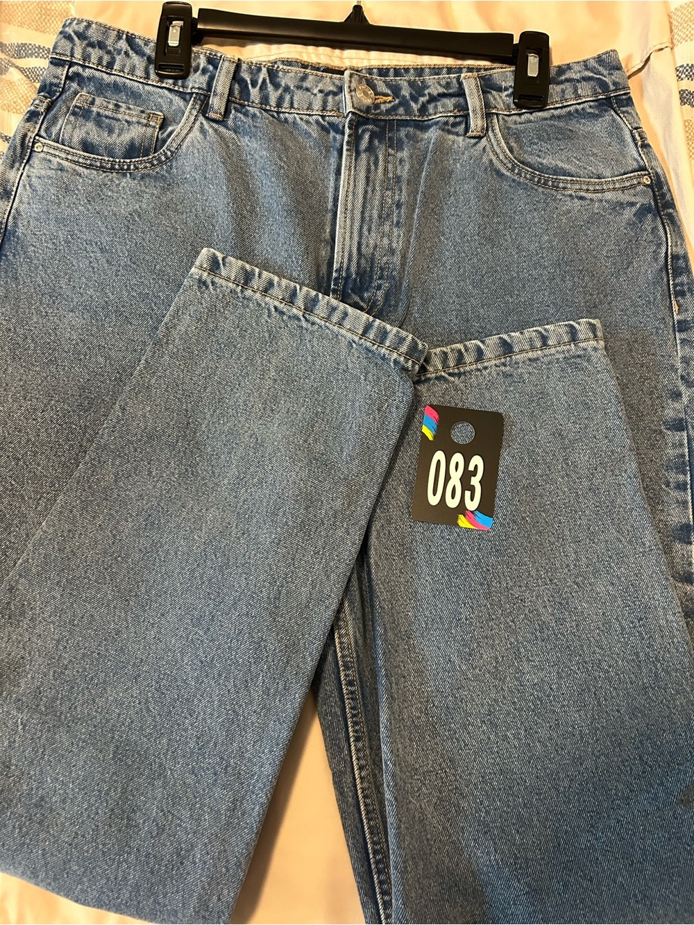 Piombo Women’s Light Blue Straight Leg Denim Jeans